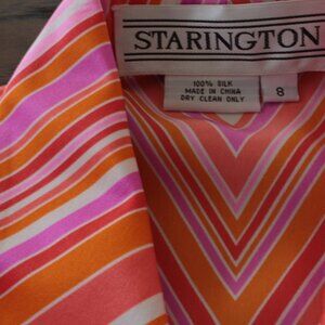 Starington Saks Vibrant Chevron Button Down Shirt